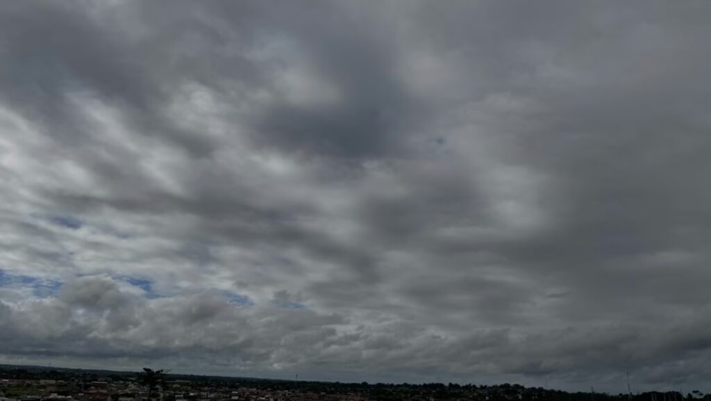 Tempo frio no Acre nesta segunda-feira com ar polar e ventos.