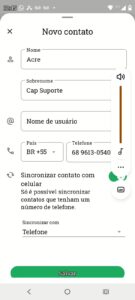 Tela de ligação de vídeo recebida de número desconhecido com alerta de segurança digital.