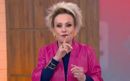 Ana Maria Braga se engasga com linguiça durante “Mais Você”: “Falar e comer não dá certo”