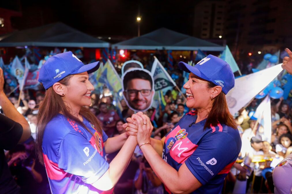 Mailza e Jéssica inauguram comitê central em Rio Branco com milhares de apoiadores