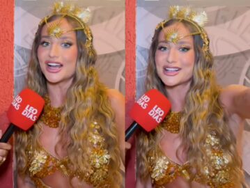 Bruna Griphao revela emoção ao ser renovada como musa do Salgueiro: “Chorei tanto”