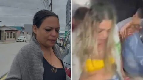 Geisha do Amor presa pela Justiça do Acre em Itajaí.