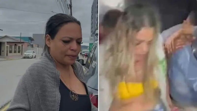 Geisha do Amor presa pela Justiça do Acre em Itajaí.