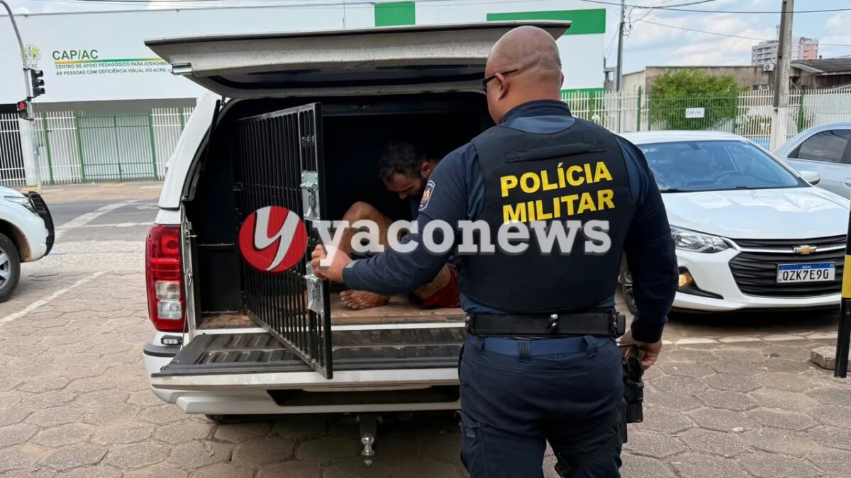Homem de 32 anos possivelmente morador em situação de rua invade escola e provoca tumulto em Rio Branco