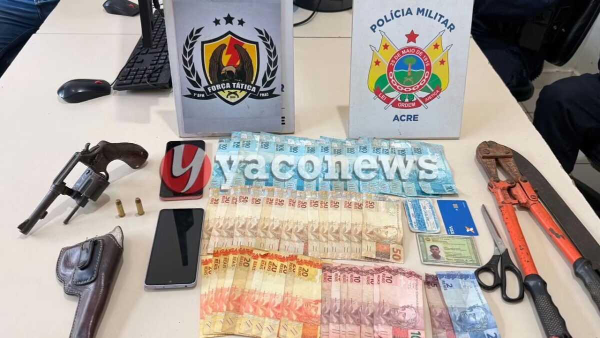 Ação integrada entre Polícia Militar e Polícia Penal resulta na prisão de quadrilha em Rio Branco