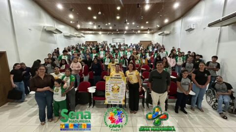 Setembro Amarelo na Escola Dom Júlio Mattioli com equipe do CAPS em Sena Madureira