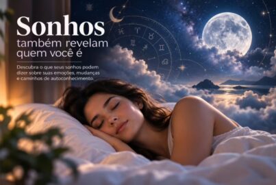 Pessoa refletindo sobre o significado dos sonhos, símbolos e emoções como parte de uma jornada de autoconhecimento.