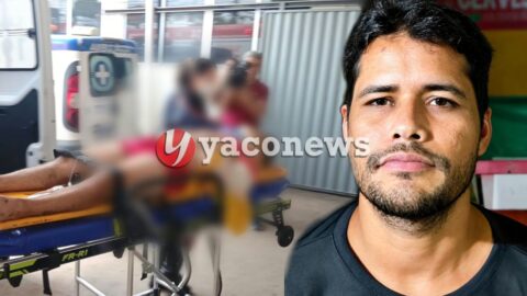 Sinalização de emergência e viaturas em atendimento de acidente de trânsito na BR-364.
