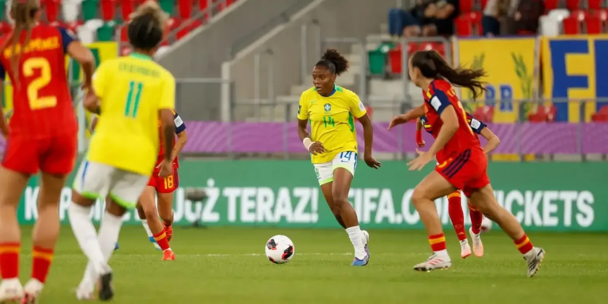 Brasil é eliminado pela Espanha nas quartas da Copa Feminina sub-20