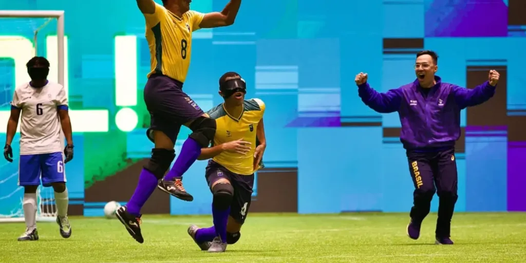 Brasil é hepatcampeão da Copa América de futebol de cegos em SP