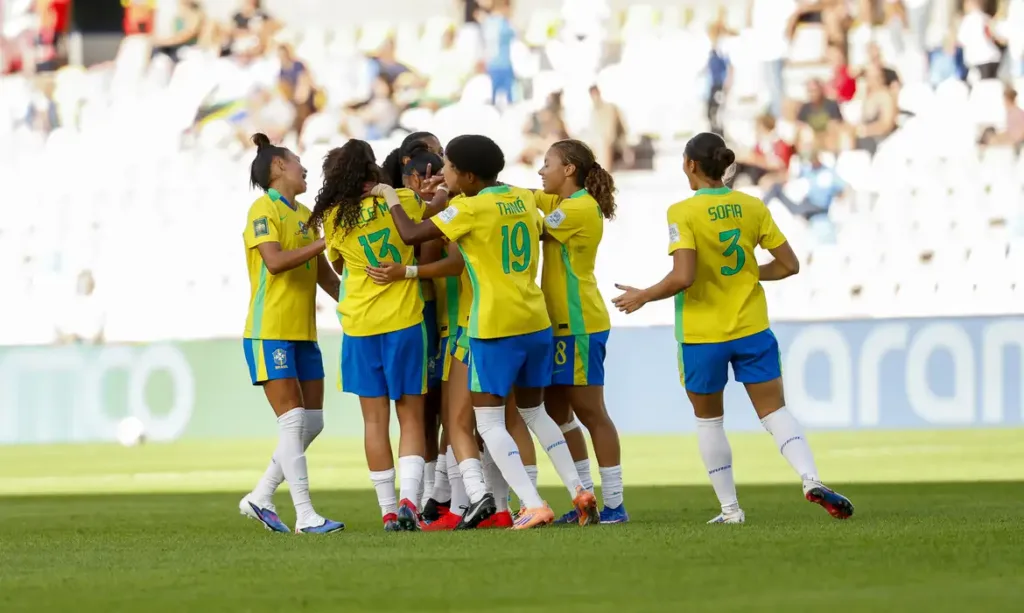 Brasil marca 100º gol na Copa do Mundo Feminina Sub-20.