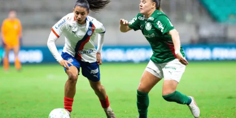 Brasileirão Feminino: Bahia e Palmeiras ficam no 1 a 1 pelas quartas