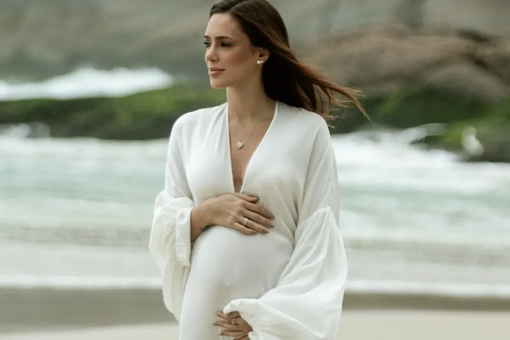 Bruna Biancardi faz ensaio gestante e mostra barriguinha: "Mariah"