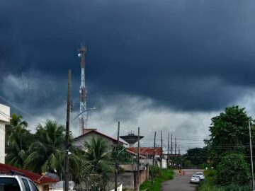 Alerta de chuvas intensas no Acre nesta sexta-feira.