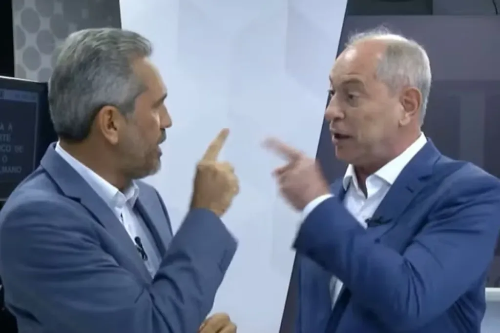 Ciro Gomes e Elmano batem boca em debate no Ceará: "Baixe o dedinho"