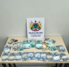 Policiais recuperam dinheiro furtado de propriedade rural em Sena Madureira.