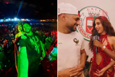 Fãs apontam química entre Anitta e Mestre Fafá após coroação na Grande Rio