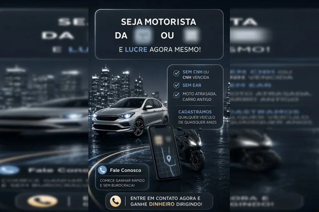 Grupo que cadastrava motoristas sem CNHs em apps de transporte é preso