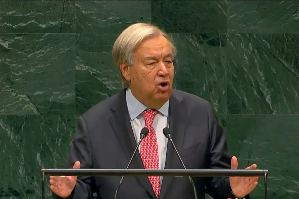 Guterres faz apelo à paz na ONU e cobra uso responsável da IA