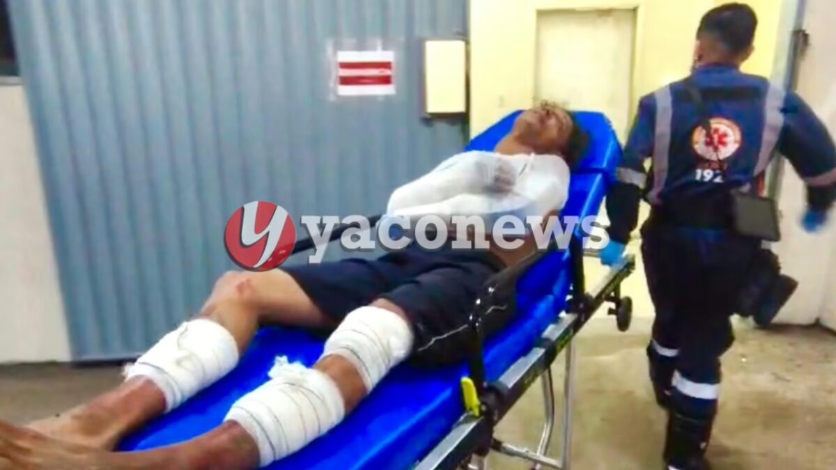 Homem fica ferido após ser atacado por cães e agredido a pauladas na Baixada da Sobral, em Rio Branco