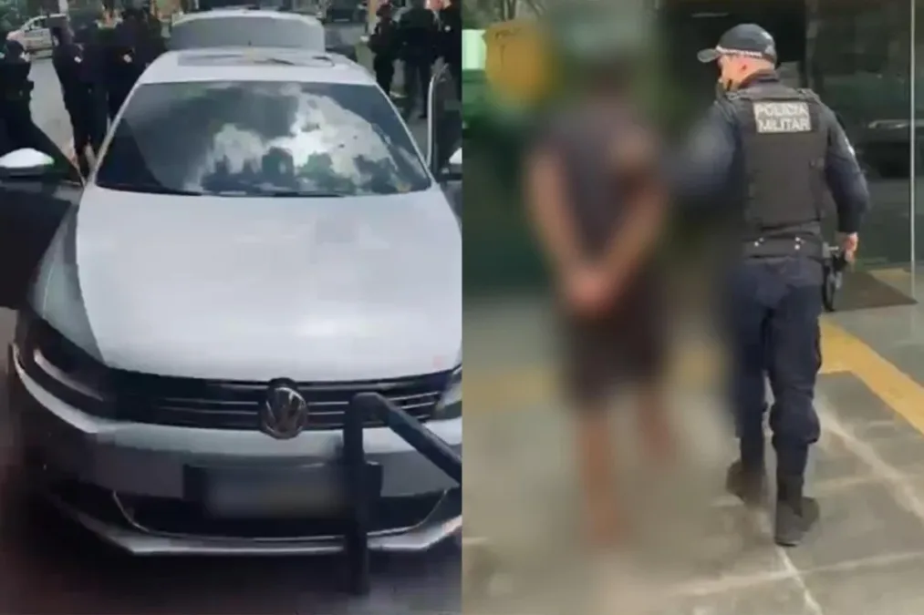 Homem furta carro, bate em outro veículo e acaba preso em Ceilândia