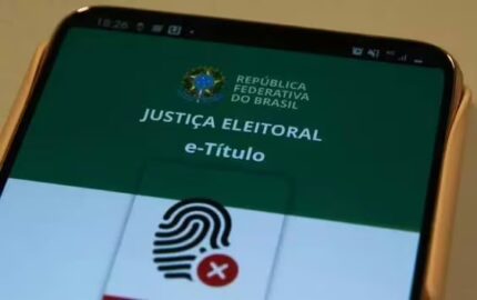 Aplicativo e-Título da Justiça Eleitoral.