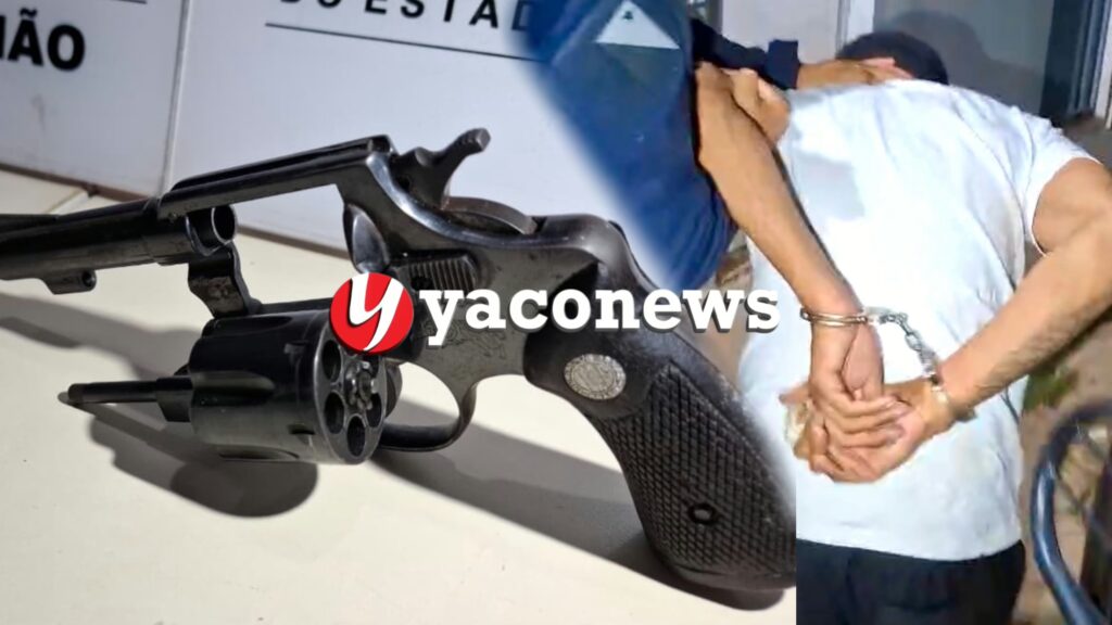 Jovem preso com revólver de numeração suprimida em Rio Branco durante ação da Força Tática.