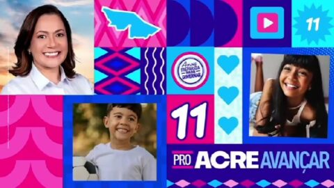 Crianças participam de programa eleitoral de Mailza Assis sobre o futuro do Acre.