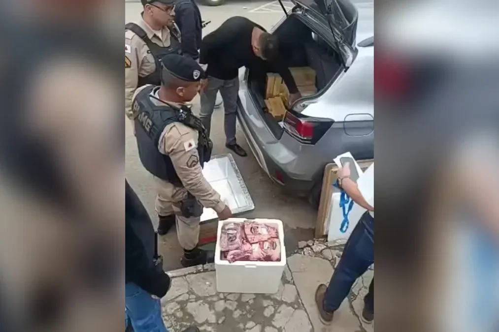 MG: dupla é presa após furtar R$ 12 mil em picanha e whisky de supermercado