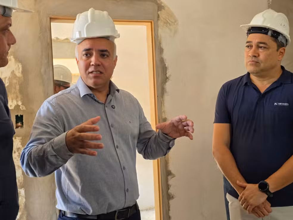 Obras de construção civil do Residencial Cidade Alta em Rio Branco, Acre.
