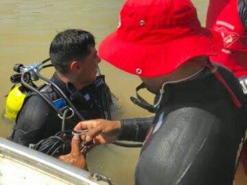 Buscas por menino de 4 anos desaparecido no Rio Purus em Manoel Urbano.