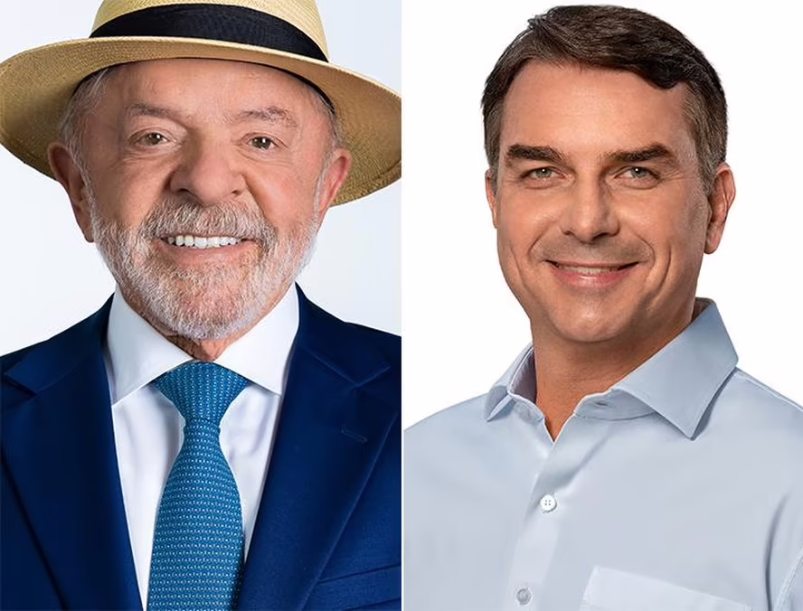 Pesquisa BTG/Nexus mostra Lula com 40% e Flávio Bolsonaro com 37% no 1º turno
