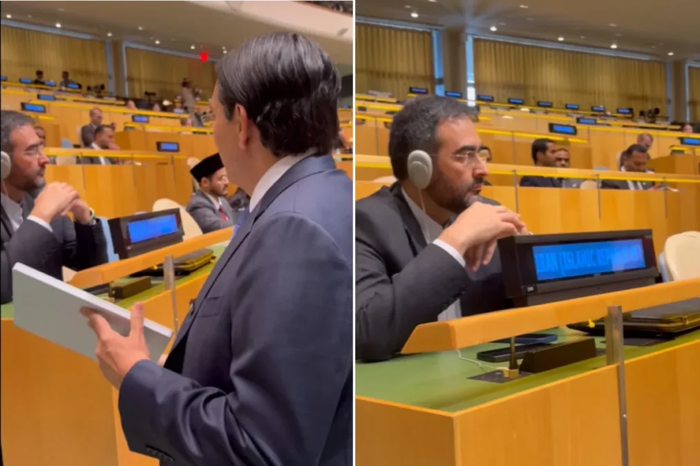Na ONU, embaixador de Israel provoca diplomata iraniano, que não reage