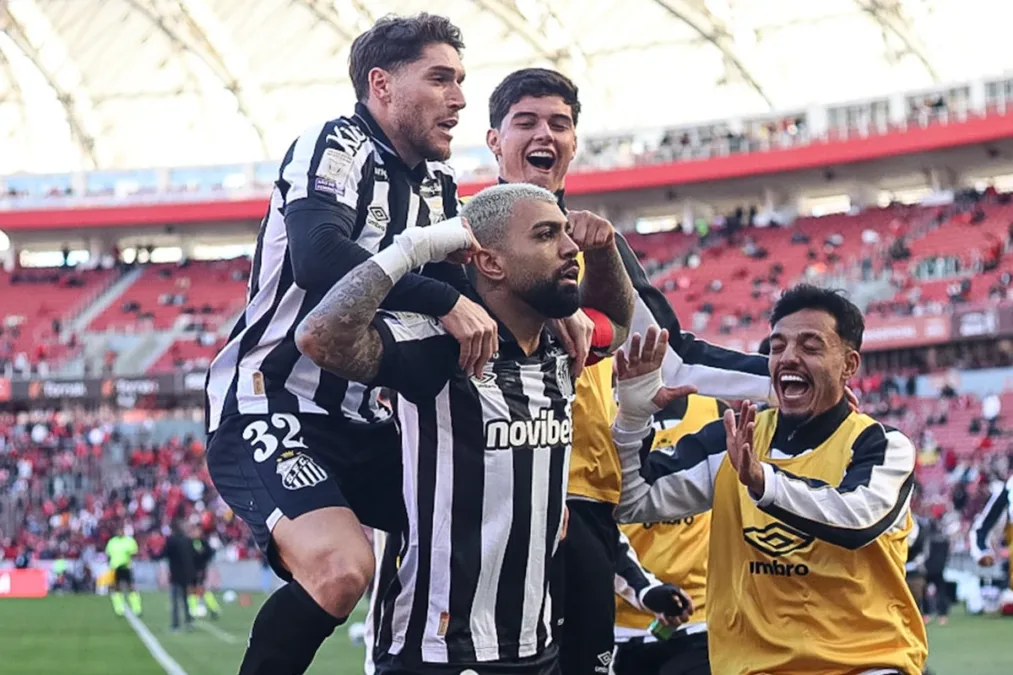 No Beira-Rio, Santos vence Internacional e se afasta do Z4 do Brasileirão