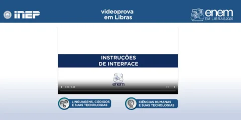 Plataforma Enem Libras ganha atualização com provas de 2017 a 2025