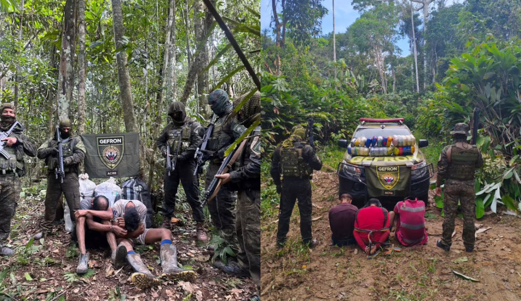 GEFRON apreende mais de 2 toneladas de drogas e causa prejuízo de R$ 26,6 milhões ao crime no Acre