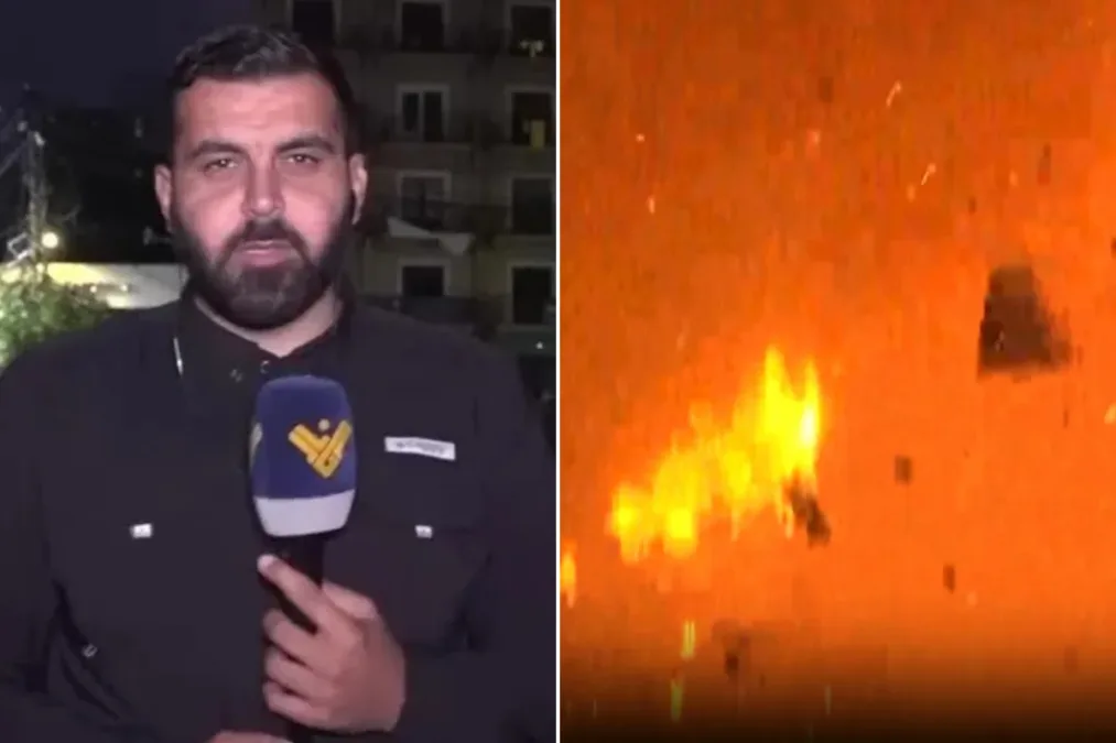 Repórter de TV sobrevive por pouco a ataque de Israel no sul do Líbano