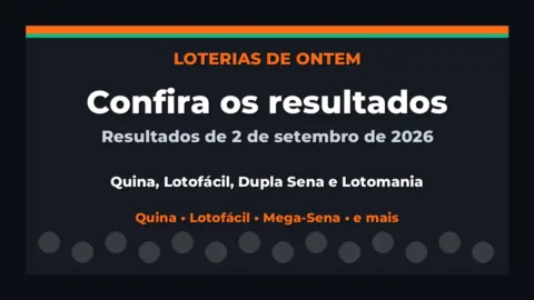 Confira o Resultado da Quina, Lotofácil de ontem e outras loterias