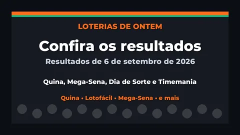 Confira o Resultado da Quina, Mega-Sena de ontem e outras loterias