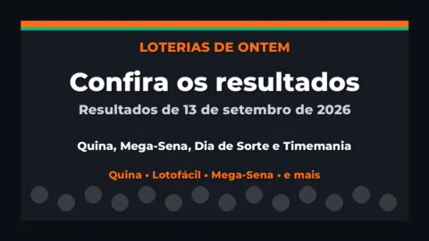 Confira o Resultado da Quina, Mega-Sena de ontem e outras loterias