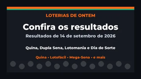 Confira o Resultado da Quina, Dupla Sena de ontem e outras loterias