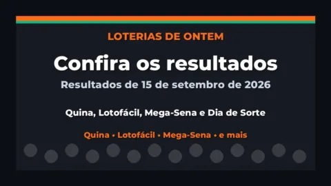 Confira o Resultado da Quina, Lotofácil de ontem e outras loterias