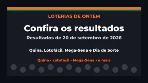Confira o Resultado da Quina, Lotofácil de ontem e outras loterias
