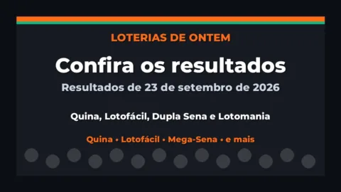 Confira o Resultado da Quina, Lotofácil de ontem e outras loterias