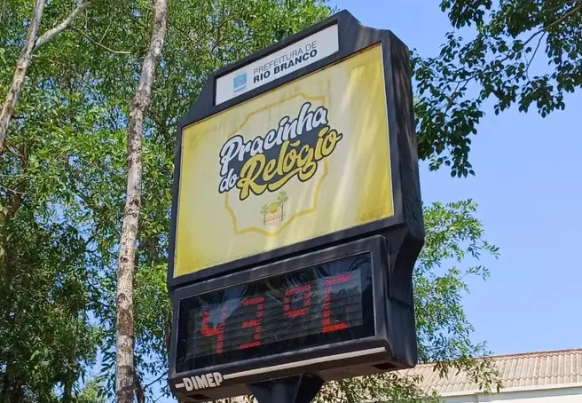 Alerta no Acre: Calor chega a 38°C e tempestades com ventos perigosos ameaçam o estado neste sábado