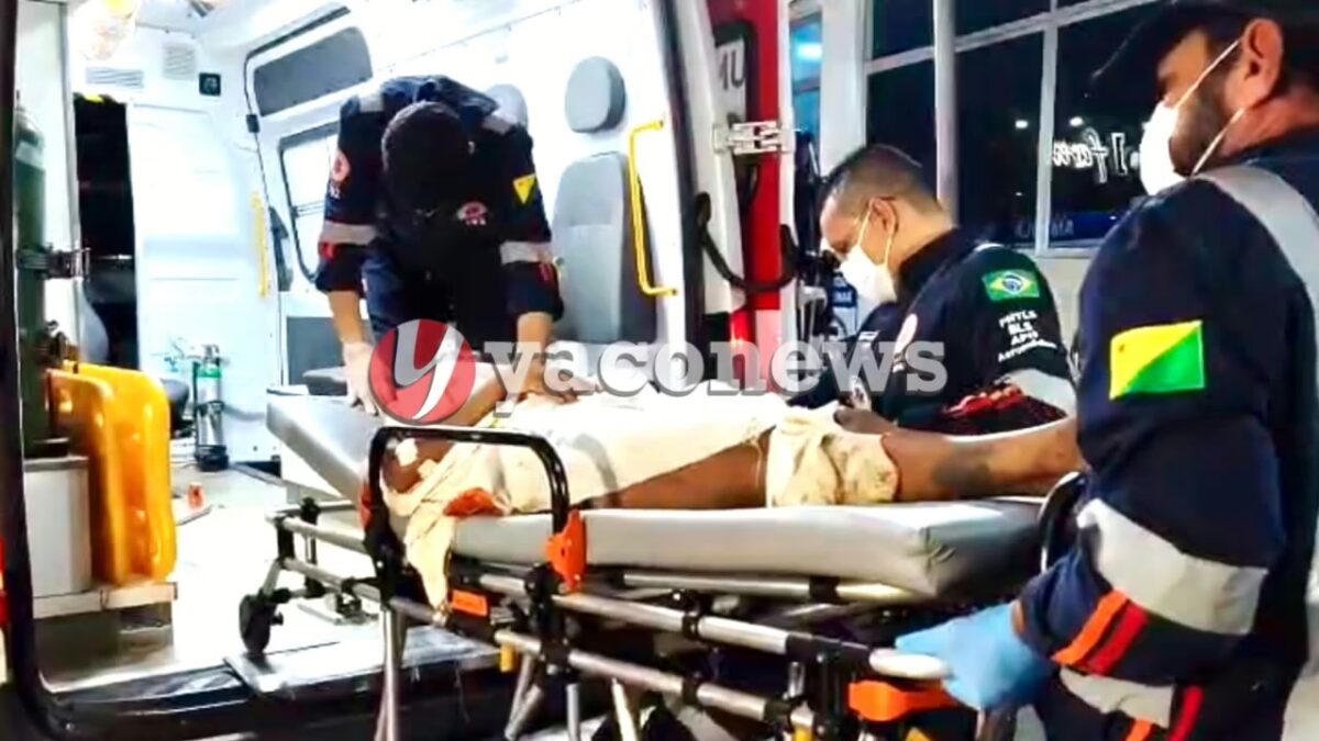 Mulher esfaqueada no bairro Tucumã em Rio Branco é levada ao Pronto-Socorro