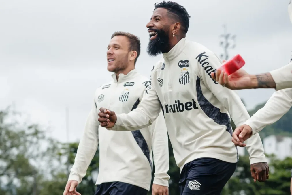 Santos relaciona Rodinei para duelo contra o Atlético-MG pela Sul-Americana