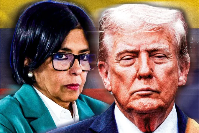Trump e Delcy têm encontro em NY em meio a acordo por petróleo venezuelano