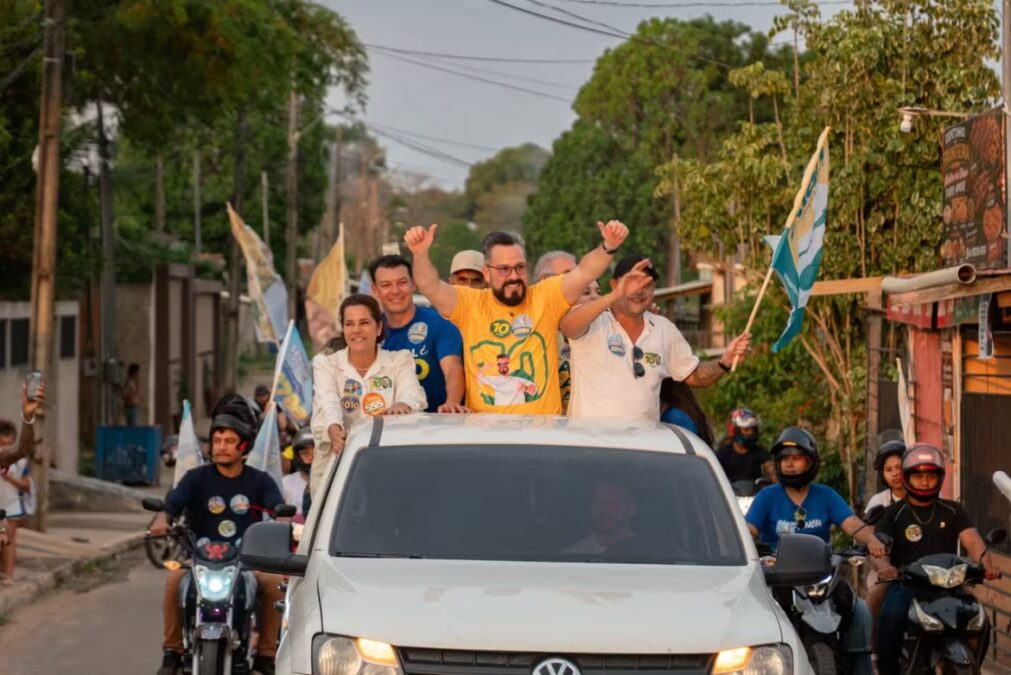 Carreata de Alan Rick percorre Brasiléia e Epitaciolândia durante campanha