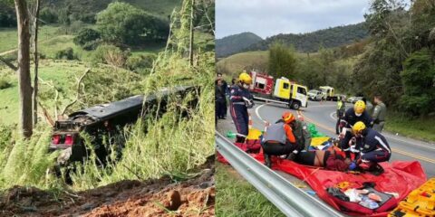 Cinco pessoas morrem em acidente com ônibus no interior de SP